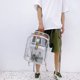 thumbnail image 2 of Bolsa Mochila transparente de moda Summer Rainbow See Through PVC Schoolbag (Blanco) Likrtyny Para Estrenar, 2 of 9