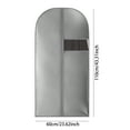 thumbnail image 5 of Kimmama Dress Bags for Gowns Long, 65'' Long Dress Clear Garment Bag, 5 of 8