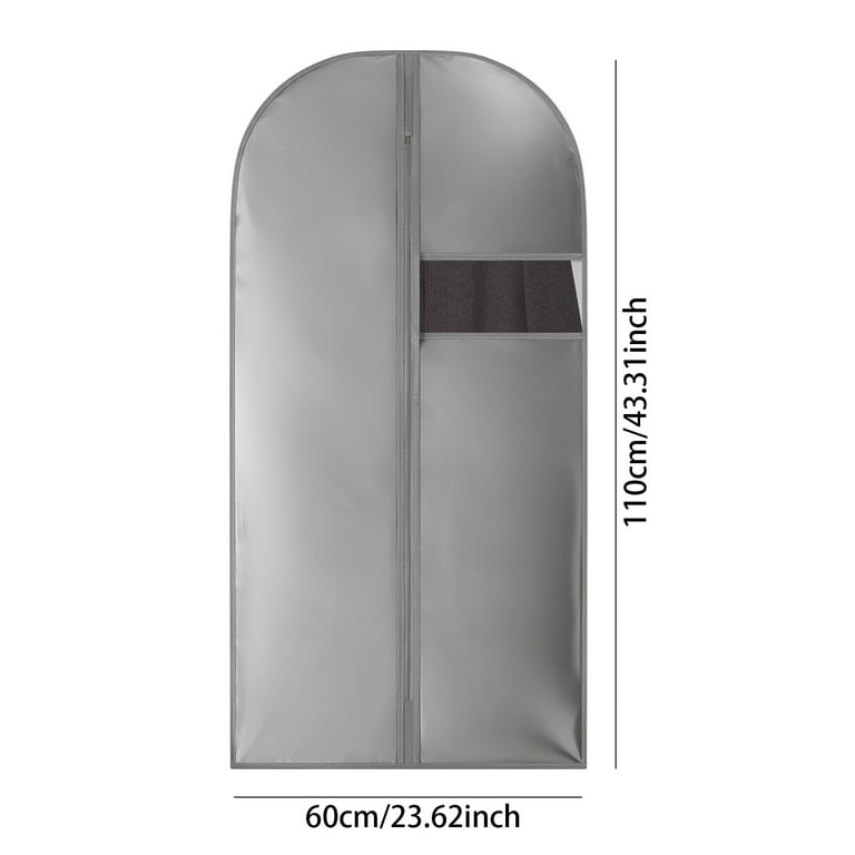 maxi dress garment bag Kimmama Dress Bags for Gowns Long, 65'' Long Dress Clear Garment Bag, Adult Unisex, Size: XL(Gray 2Pack)