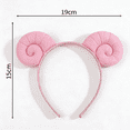 thumbnail image 3 of Plush Animal Headband for Women BWASD Casual Fashion Bow Knot Wide Headband Soft Furry Cute Hair Accessories Hoop Party Outfit Daily Wear Light Ashy, 3 of 5