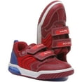 thumbnail image 5 of Geox J Inek B. D Kid's 2 Strap LED Light Soft Sole Sneakers In Red Size 3.5, 5 of 6