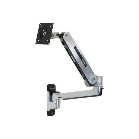 Ergotron Wall Mount for Flat Panel Display Polished Aluminum