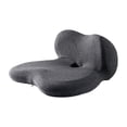 thumbnail image 1 of Esquirla Office Chair Seat Cushion Durability Multiuse Comfortable with Waist Support Dark Gray, 1 of 8