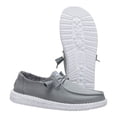 thumbnail image 4 of HEYDUDE Wendy Stretch Canvas , Monument Grey, 6, 4 of 6