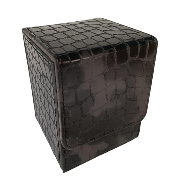 Trading Card Deck TCG Cards Holder Deck Storage Box Black