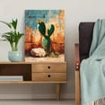 thumbnail image 5 of Midwestern Cactus Canvas Print, Western Desert Art, Premium Wall Decor, Ready to hang, 5 of 8