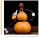 thumbnail image 3 of Botella de vino vacía, botella pequeña de calabaza, botella multiusos, decoración de calabaza natural, 3 of 6