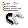 thumbnail image 2 of Protector Bucal para Lacrosse Rugby Taekwondo () Blanco, 2 of 8