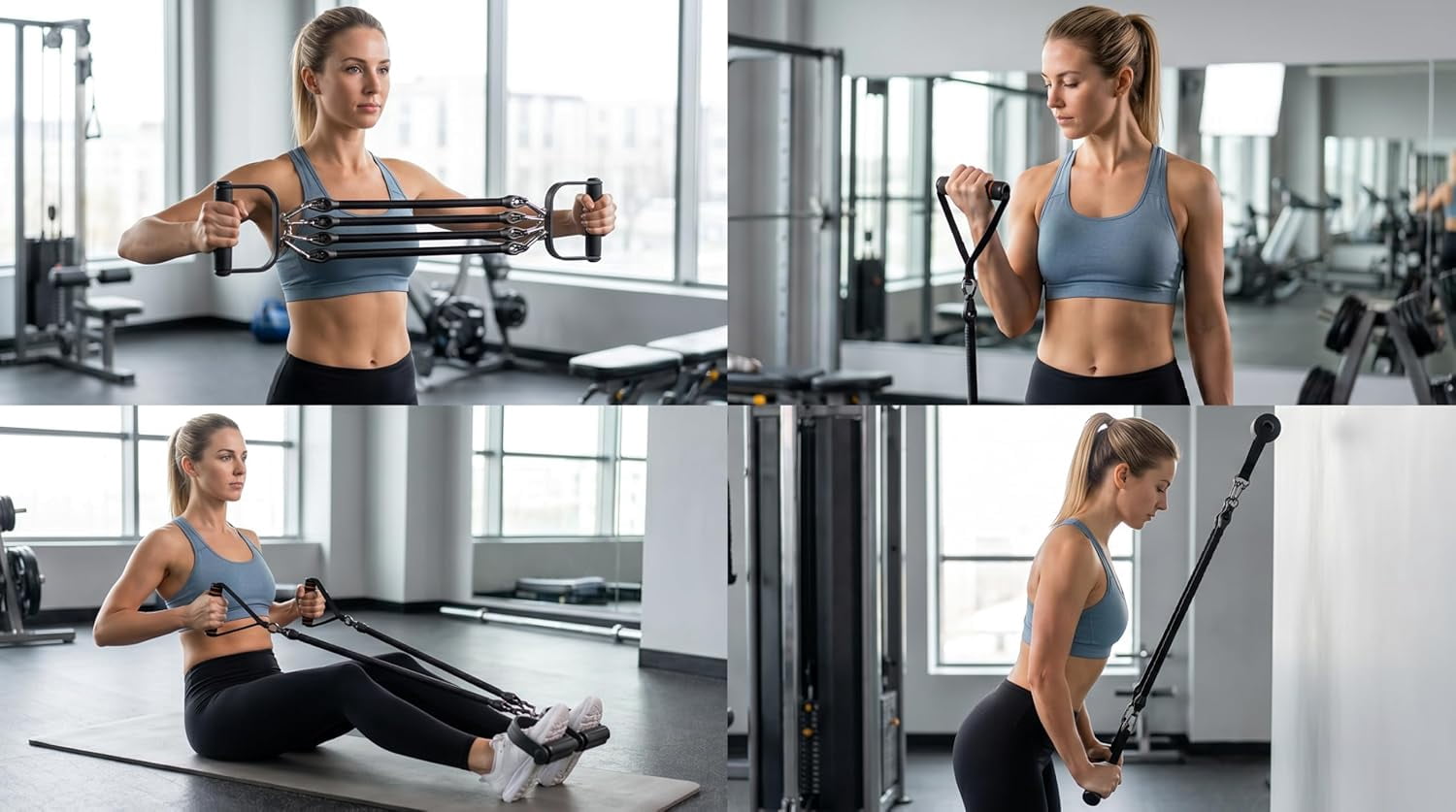 PPedal Resistance Band with Handle,2026 Upgrade Multifunction Pedal Resistance Band,Adjustable Stretch Exercise Bands for Full Body Workout Home Gym(Pueple 25-75 lb)