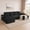 Black, variant on NNSNG 113" U-Shaped Sectional Sofa, Boneless Couch for Living Room, Modular Cloud Couch with Double Chaise, Deep Seat, Side Pockets, No Assembly, Gray