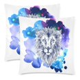 thumbnail image 2 of MKHERT Lion Throw Pillowcase Pillow Cover Cushion Couver 18x18 inch, Set of 2, 2 of 3
