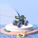 thumbnail image 5 of Tanque de control remoto con cañones de agua - Vehículo anfibio de acrobacias para niños en tierra y juegos acuáticos, 5 of 6