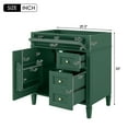 thumbnail image 6 of Miekor Furniture 30" Bathroom Vanity without Top Sink, Modern Bathroom Storage Cabinet with 2 Drawers and a Tip-out Drawer 54001, 6 of 6