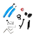 thumbnail image 4 of Naiovety Guardabarros trasero de plástico anticolisión para bicicleta, Kits de reparación de luz trasera telescópica Flexible, piezas de Ciclismo Azul con luz, 4 of 6