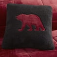 thumbnail image 3 of Alton Plush to Sherpa Comforter Set Red/Black Full/Queen, 3 of 5