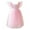 Light Pink, variant on Huanglei Girls' Dress Ruffle Short Sleeve Square Neck Backless Tutu Dresses Kids Wedding Elegant Princess Dress Clothing For Girls Swing Dress 18-24 Months