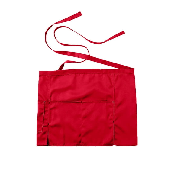 Clearance Apron Sleeve under $5,Short Waist Apron Waiter Bread Of Various Colors Check Short Apron Kitchen