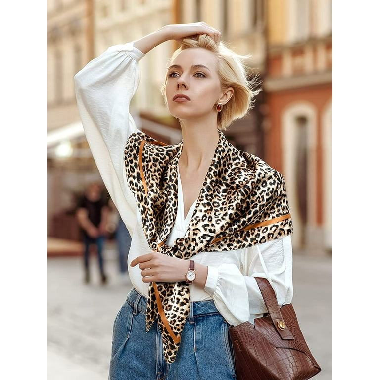 Fashion Scarves Lightweight Scarfs Print Floral Scarf Shawls Hijab Silk  Feeling @ Best Price Online