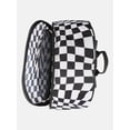 thumbnail image 4 of Wonder Nation Unisex 17" Optic Checks Backpack & Lunch Set, Black/White, 4 of 5