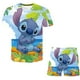 thumbnail image 2 of Conjuntos de ropa de puntada, chándales con estampado 3D de dibujos animados de verano, disfraces de Stich para niños, camisetas de manga corta para niñas, pantalones cortos, ropa Outfits9T Gao Jinjia LED, 2 of 2