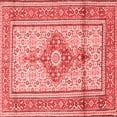 thumbnail image 1 of Ahgly Company Indoor Square Medallion Red Traditional Area Rugs, 4' Square, 1 of 4
