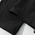 thumbnail image 7 of Iyufng Men's Drawstring Elastic Waist Casual Wide Leg Outdoor Cargo Pants with Button Flap Pocket, 7 of 7