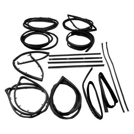 Fairchild Automotive KD4006 Complete Weatherstrip Kit 1968-1986 Jeep CJ With Sta