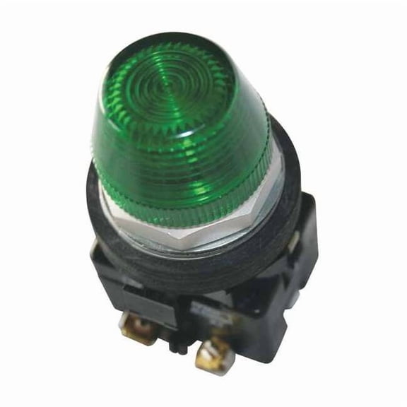Eaton Pilot Light Complete Unit,LED,Green HT8HFGF3