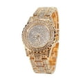 thumbnail image 2 of Ladies Rhinestone Watch, Gypsophila Diamond Steel Strap, Alloy Quartz, Fashionable Design, Exquisite Craftsmanship, Date Display, Waterproof, Suitable for Daily Formal Casual Occasions, Gift Choice, 2 of 2