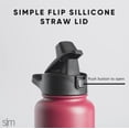 thumbnail image 5 of Simple Modern 32 fl oz Stainless Steel Summit Water Bottle with Silicone Straw Lid|Moonlight, 5 of 6