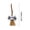 C, variant on Natural Straw Mini Witch Brooms, 20Pcs Halloween Pumpkin Bat Skull Mini Ornaments, Miniature Brooms Ornaments for Halloween Party Decor Doll Accessories DIY Crafts