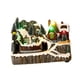 thumbnail image 1 of Tren navideño luminoso, casa musical navideña de resina decorativa coleccionable niño, 1 of 9