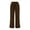 Brown, variant on Womens Essentials Summer Fashion Clothing Women's Textured Elastic High Waisted Wide Leg Pants Casual Pants Casual Pants for Women