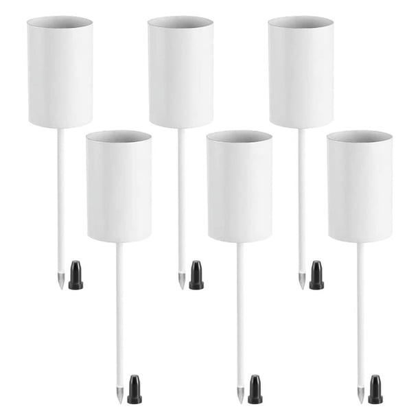 Portavelas, de Adviento, Palillos, de Adviento, Portavelas, Velas CóNicas con , 6 Piezas Blanco