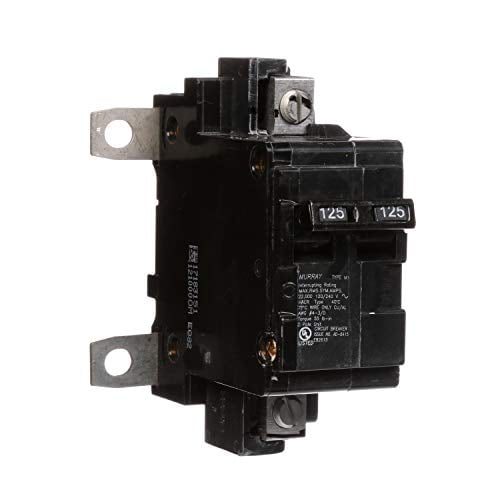 Murray MBK125M 125-Amp Main Circuit Breaker for Use in Rock Solid Type Load Centers Murray MBK125M 125-Amp Main Circuit Breaker for Use in Rock Solid Type Load Centers