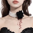 thumbnail image 3 of ZLight Collier Rouge, Collier d'Halloween en Style Rouge. Durable Robuste, Propre, Résistant à l'Oxydation. Parfait Noir 03, 3 of 6