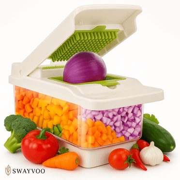 Swayvoo Mandoline Slicer Vegetable Chopper Safe Slicer Vegetable Dicer