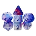 thumbnail image 2 of Juego de Dados Poliédricos Zulema D20 D12 D10 D8 D6 D4 Tricolor, 2 of 7