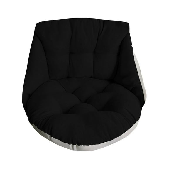 Thickened Hammock Swing Chair Cushion Replacement, Soft Hanging Egg Chair Seat and Back Cushions Pad Set, Waterproof Washable Indoor Outdoor Patio Garden Basket Chair Cushion Pillow
