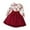 Red, variant on Bearichfupo Toddler Girls Long Sleeve Floral Prints Princess Dress Dance Party Dresses Clothes, Sizes 3-4 Years