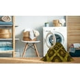 thumbnail image 2 of Ahgly Tapis d'Intérieur Lavable en Machine Carré Rouge Nuit Transitionnel, 7 Pieds Carré, 2 of 7
