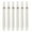 White, variant on 6Pcs Professional Dart Shaft Set - 45mm Durable Nylon O-Ring Dart Shafts Stems, Colorful Transparent, No Drilling Required, Amazon Fulfillment