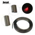 thumbnail image 3 of Unique Bargains 3mm 0.12" 2.5m 8.20ft Universal Skirt Side Glow Optic Fiber Cable LED Car Light Decoration Black, 3 of 6