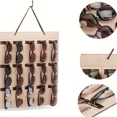 thumbnail image 5 of 1PC Nordic Wall Hook Perforation-free Creative Glasses Storage Rack (brown), 5 of 6