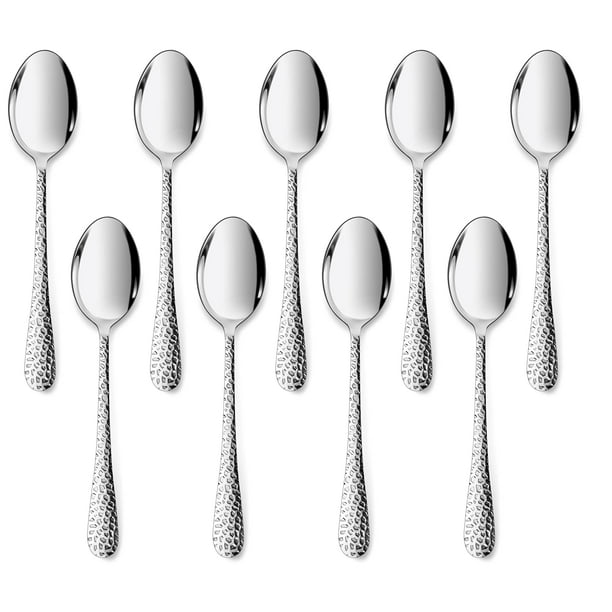 Juego de cucharas infantiles LIANYU de acero inoxidable, 9 piezas, para niños