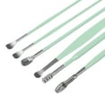 thumbnail image 6 of Unique Bargains 6 Pcs Stainless Steel Ear Cleansing Tool Set with Faux Leather Packaging Green, 6 of 7