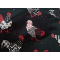 thumbnail image 5 of oneOone Cotton Poplin Navy Blue Fabric Rooster Cock Quilting Supplies Print Sewing Fabric By The Yard 56 Inch Wide, 5 of 6