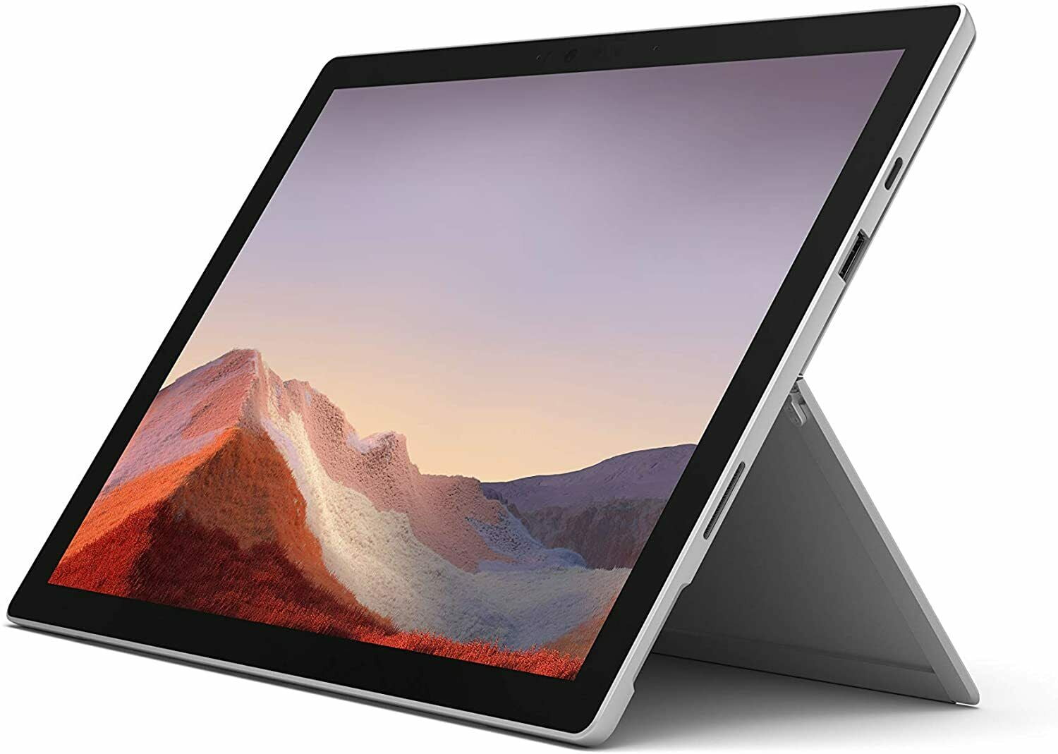Microsoft Surface Pro 7 PWR-00001 12.3" Pixelsense (2736 x 1824) Tablet Touchscreen Intel i5-1035G4 1.1GHz 8GB 128GB SSD 802.11ax; Bluetooth Webcam Windows 10 Professional Platinum (Refurbished)
