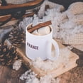 thumbnail image 5 of 3dRose, France text - word made from vintage French map - girly pink purple 80s style cool colorful souvenir, 11oz Mug, 5 of 7
