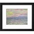 thumbnail image 2 of On the High Seas, Sunset at Pourville Coucher De Soleil a Pourville, Pleine Mer, 1882, Scenic Framed Art Print Wall Art by Claude Monet Sold by Art.Com, 2 of 6